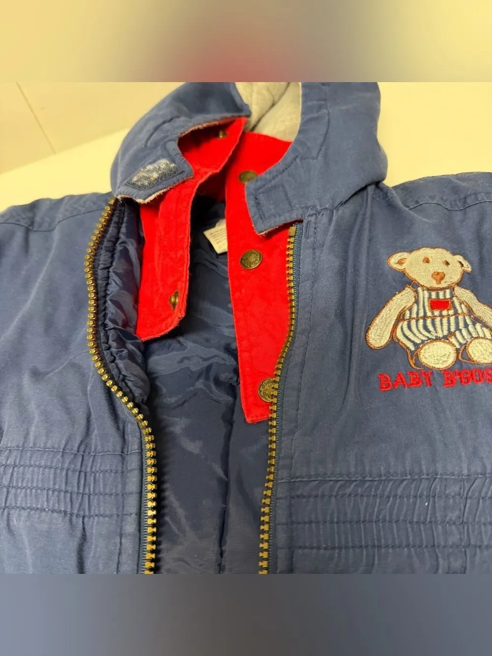 Vintage Baby B’gosh Navy Snowsuit Size 0-6 Months